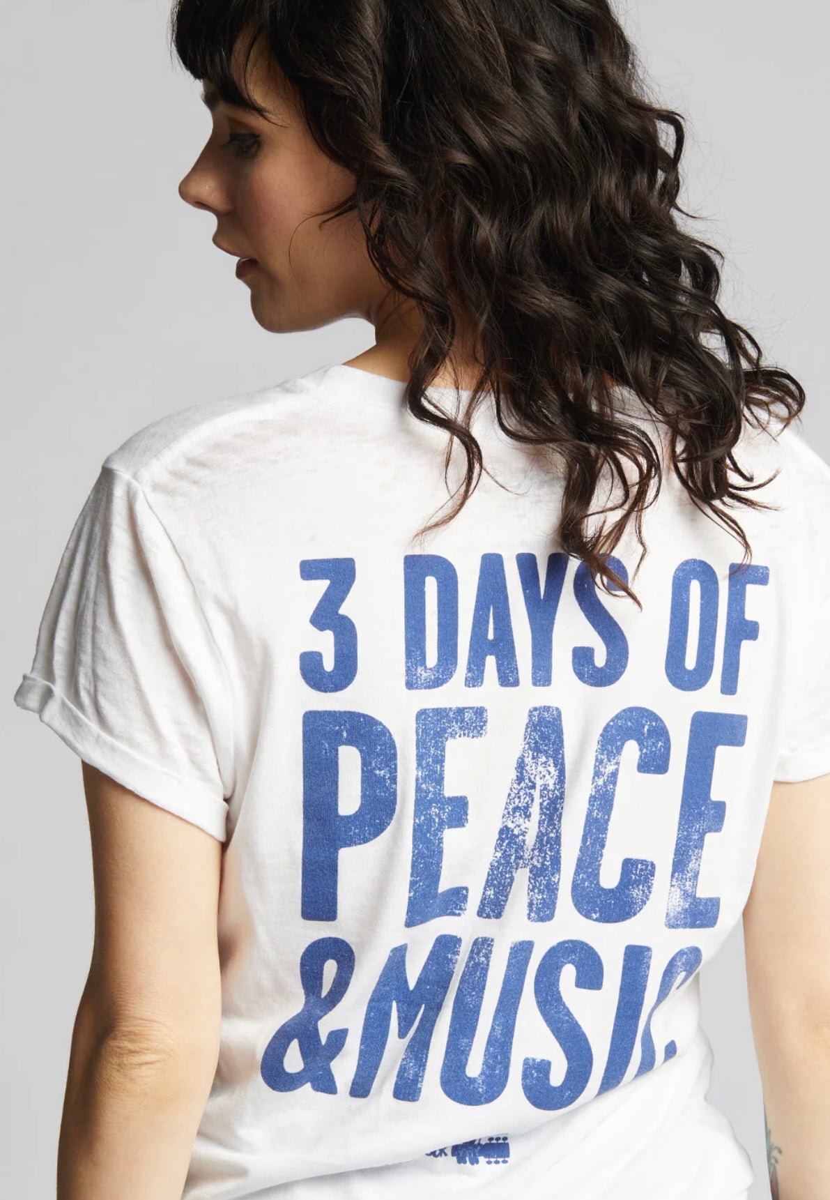 Recycled Karma Woodstock 3 Days Lf Peace Graphic Tee