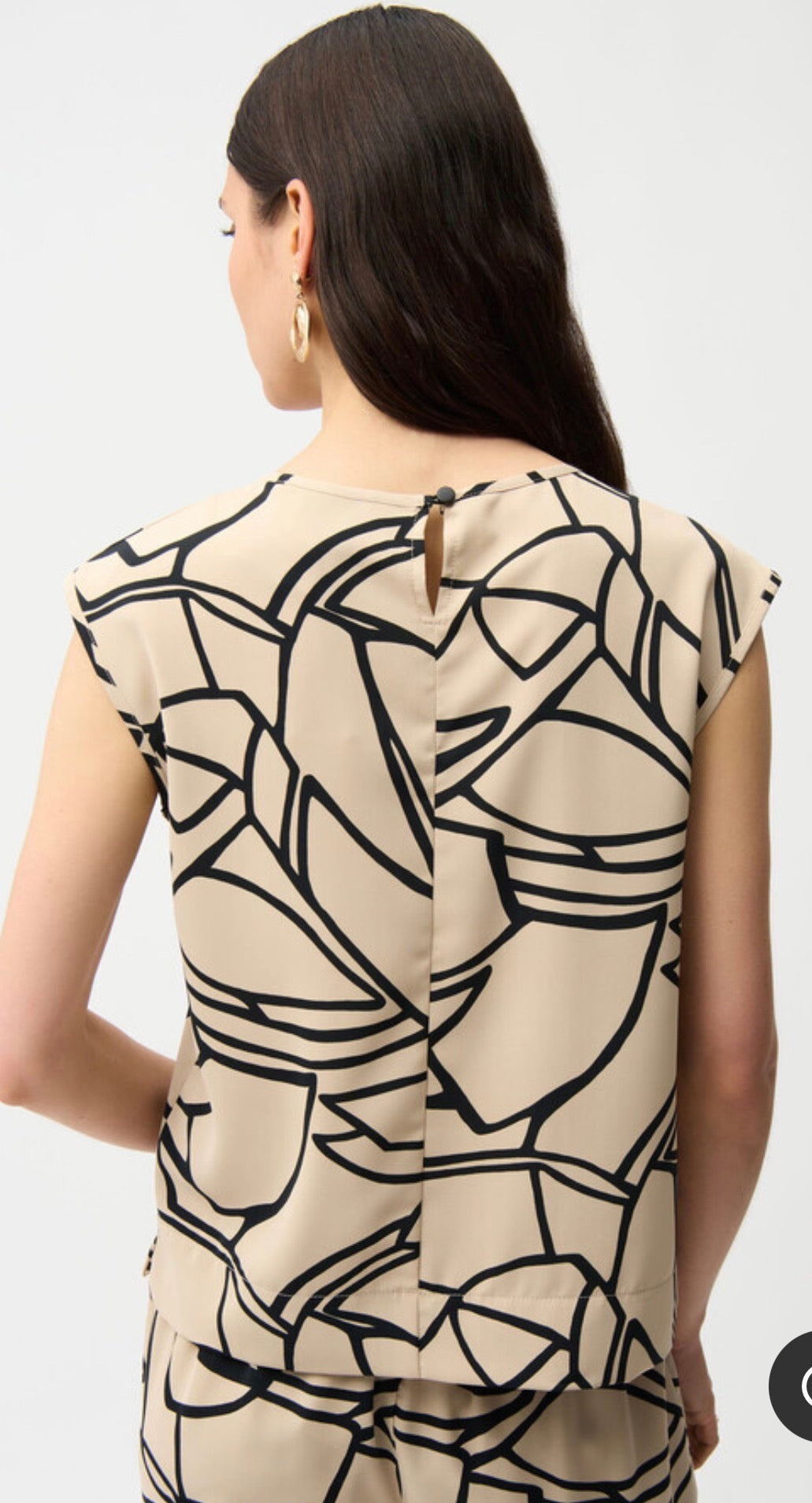 Joseph Ribkoff Sleeveless Floral Blouse