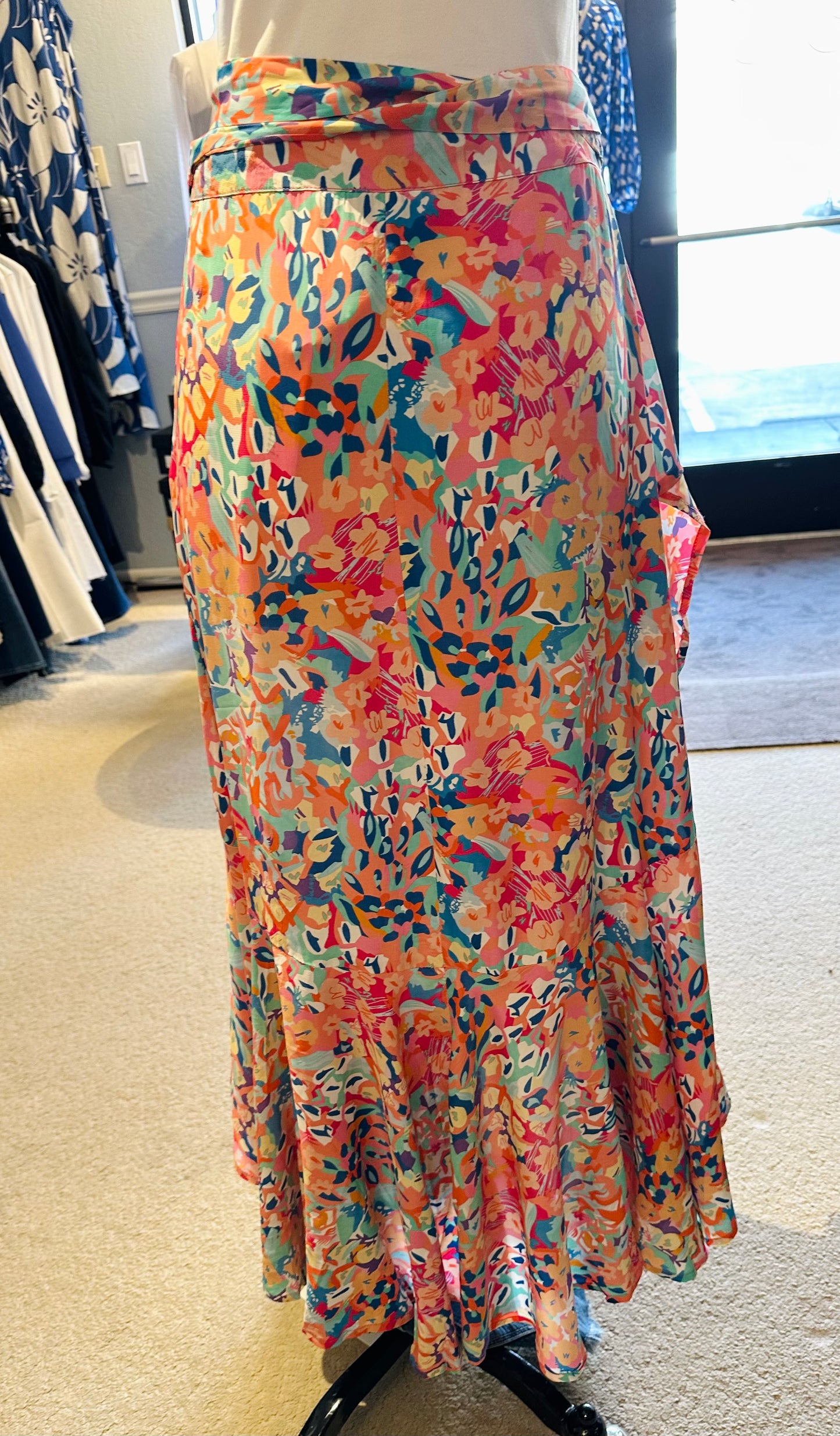 Tolani Miri Skirt In Pebbles