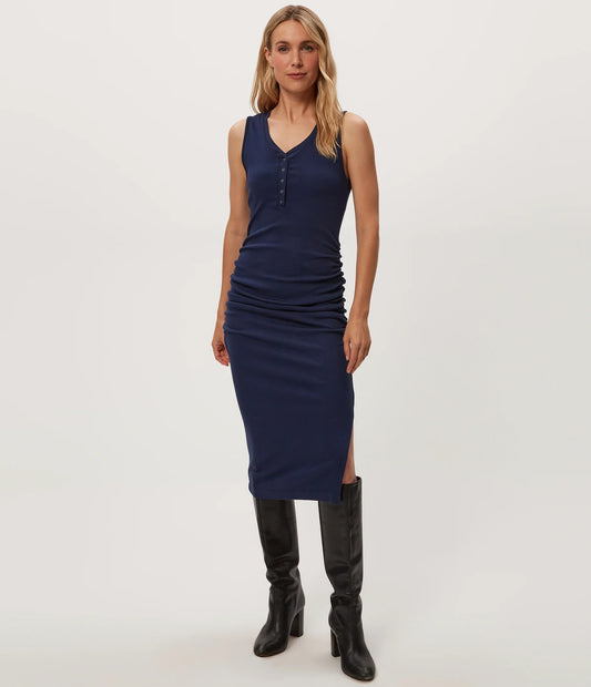 Michael Stars Samira Tank Midi Dress Nocturnal Blue
