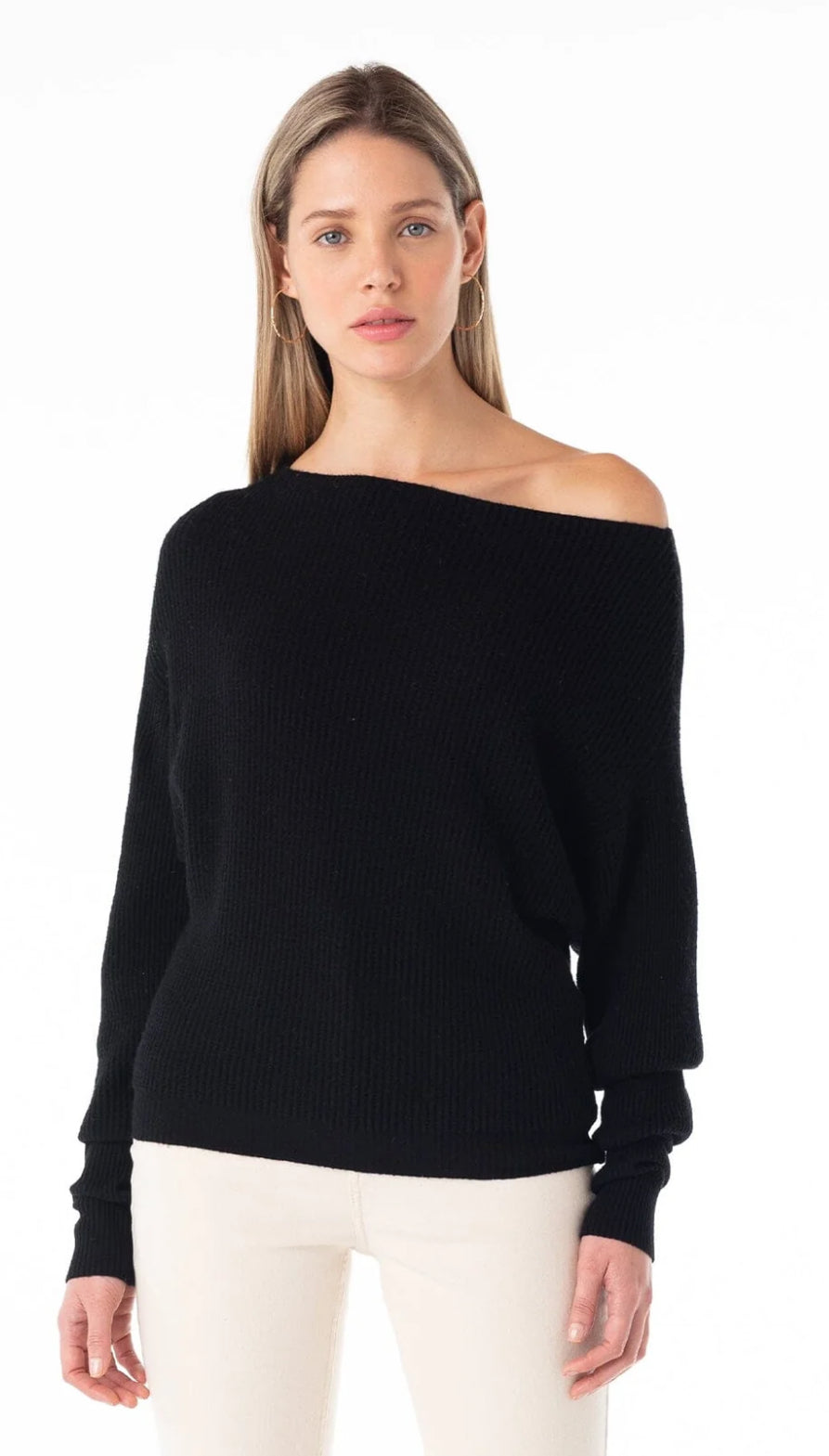 Lovestitch Snuggle Up Off Shoulder Swtr