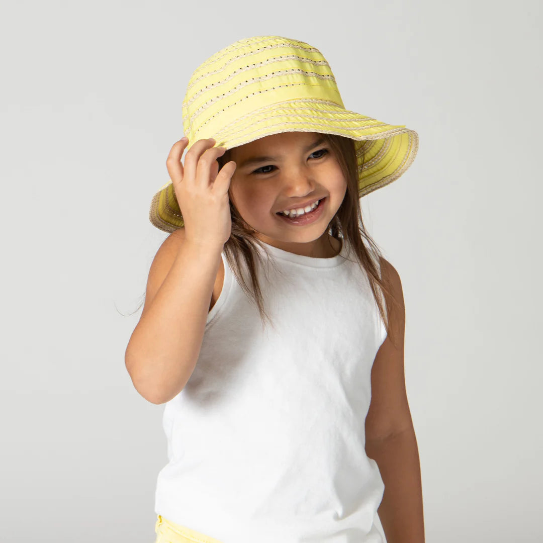 San Diego Hat Company Toddler Yellow Ribbon Sun Hat