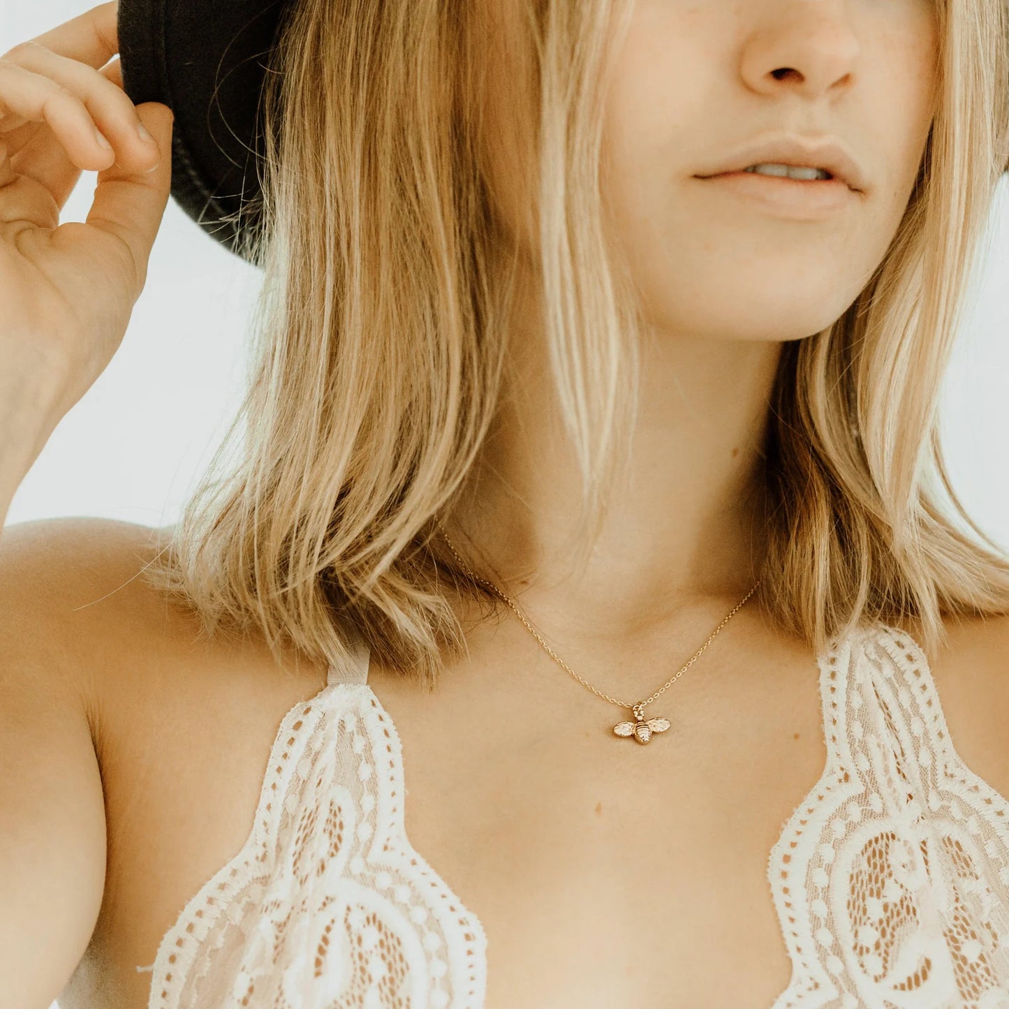 Nashelle Harlow Bee Necklace
