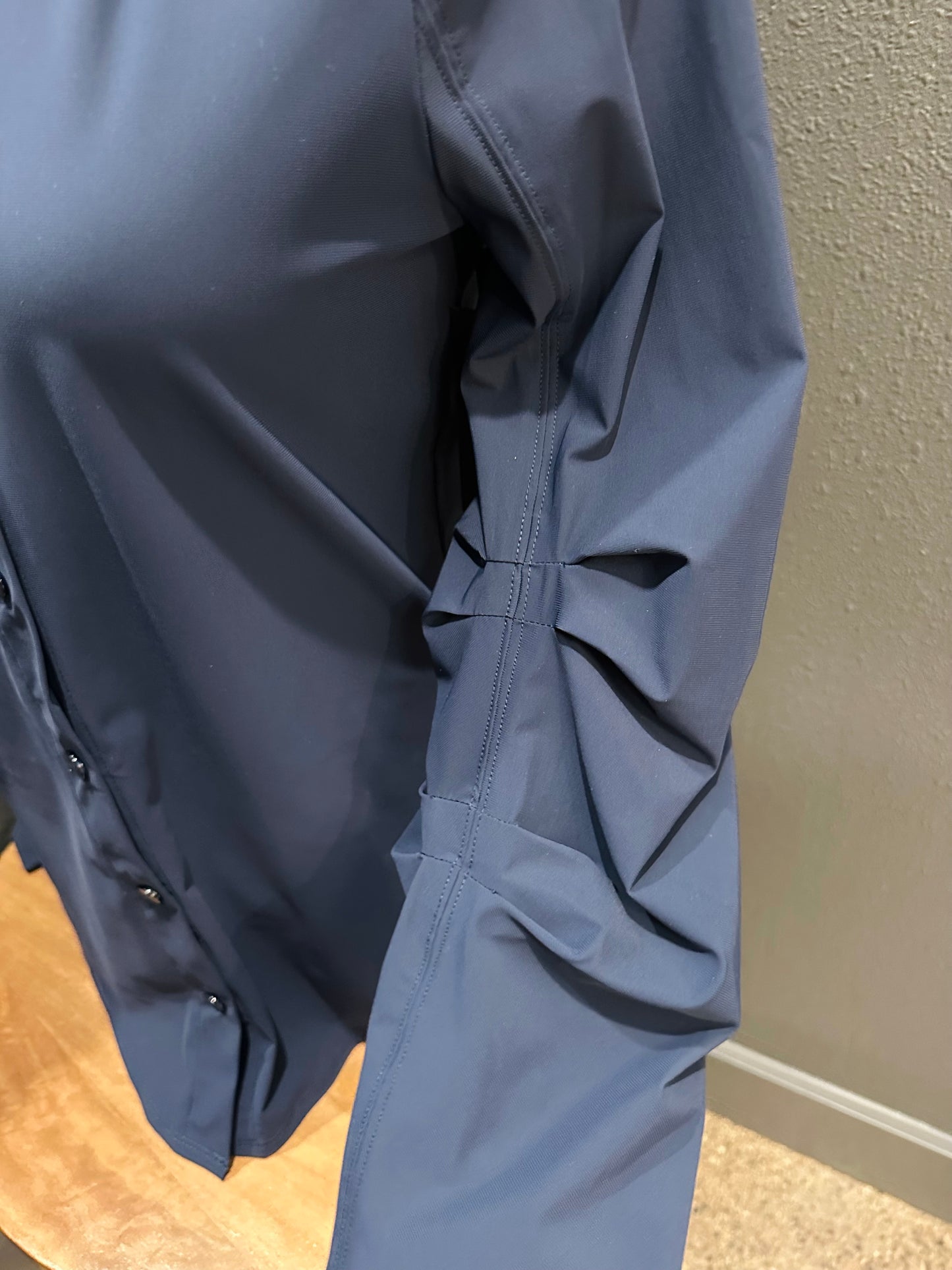 Liverpool Button Up W/ Pleated Sleeves