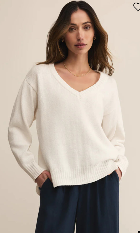 Z Supply All Around V-Neck Sweater