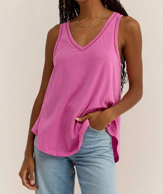 Zsupply Vagabond Lace Trim Tank