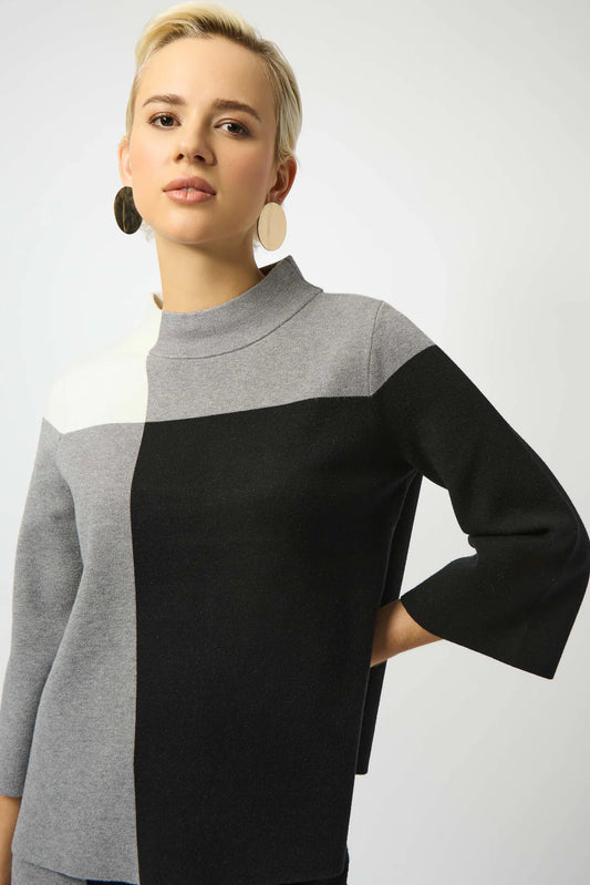 Joseph Ribkoff Color Block Pullover