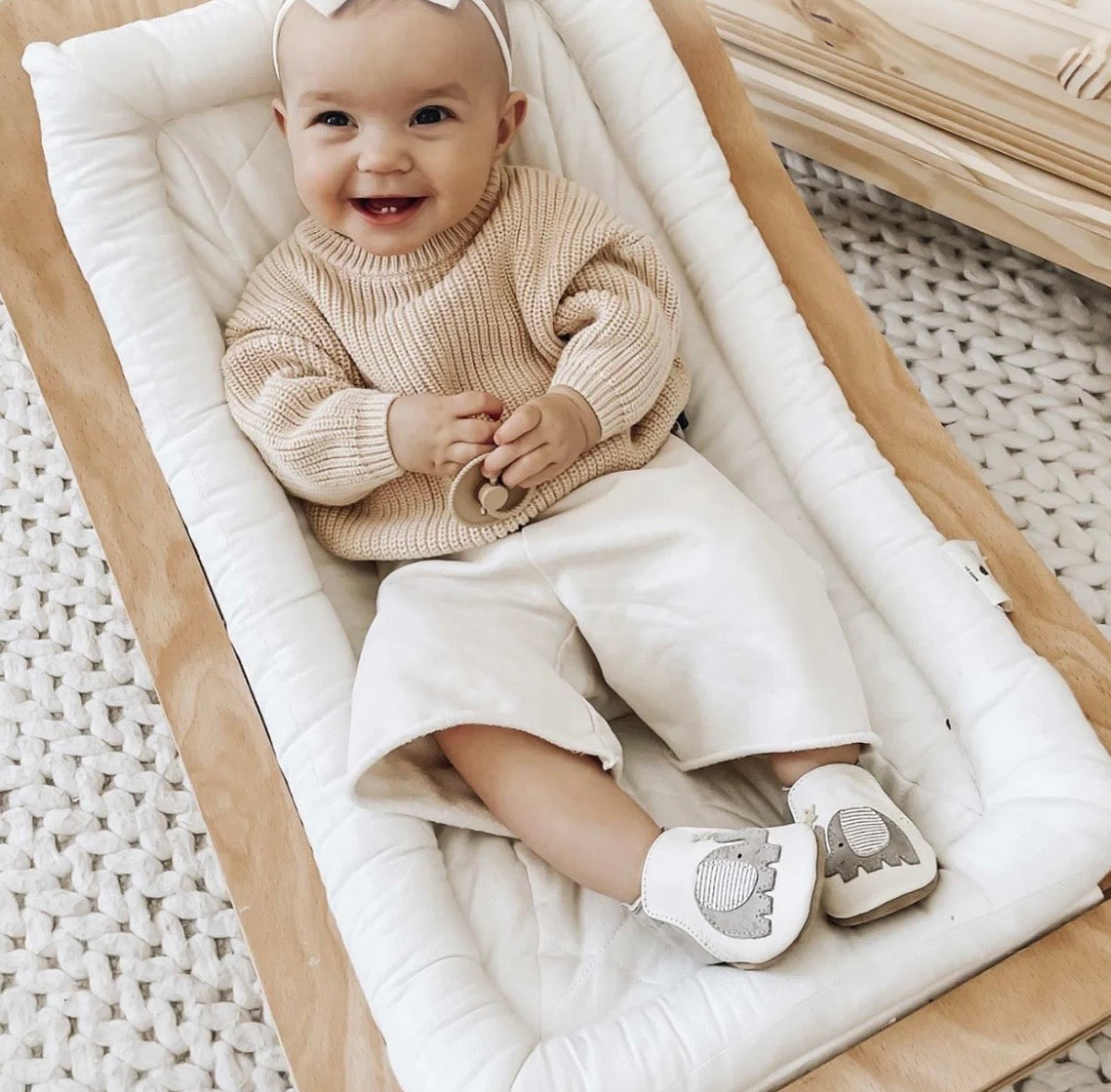 Robeez Ivory Elephant Soft Soles