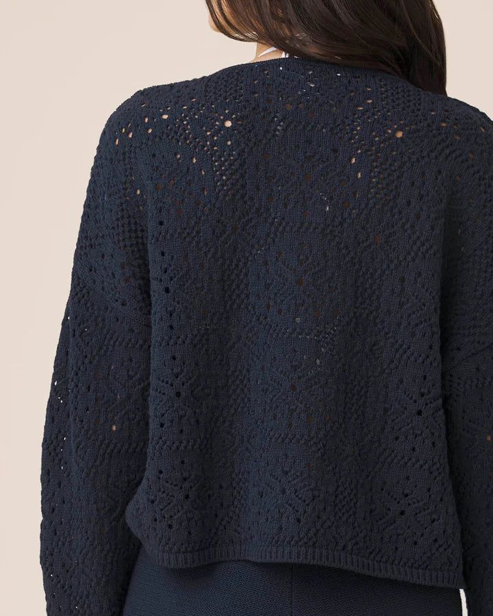 Splendid Beckham Crochet Sweater