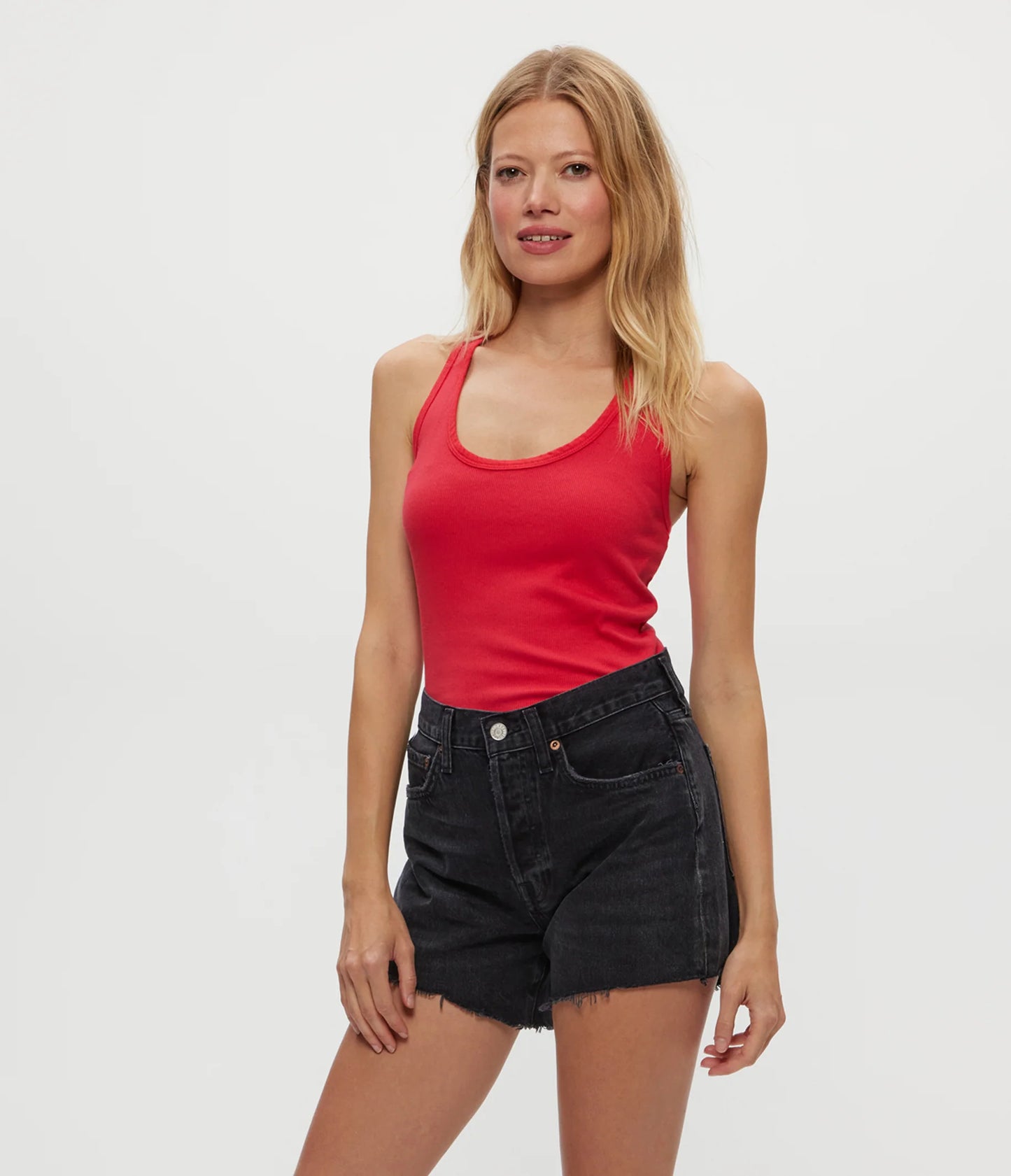 Michael Stars Cher Scoop Neck Tank