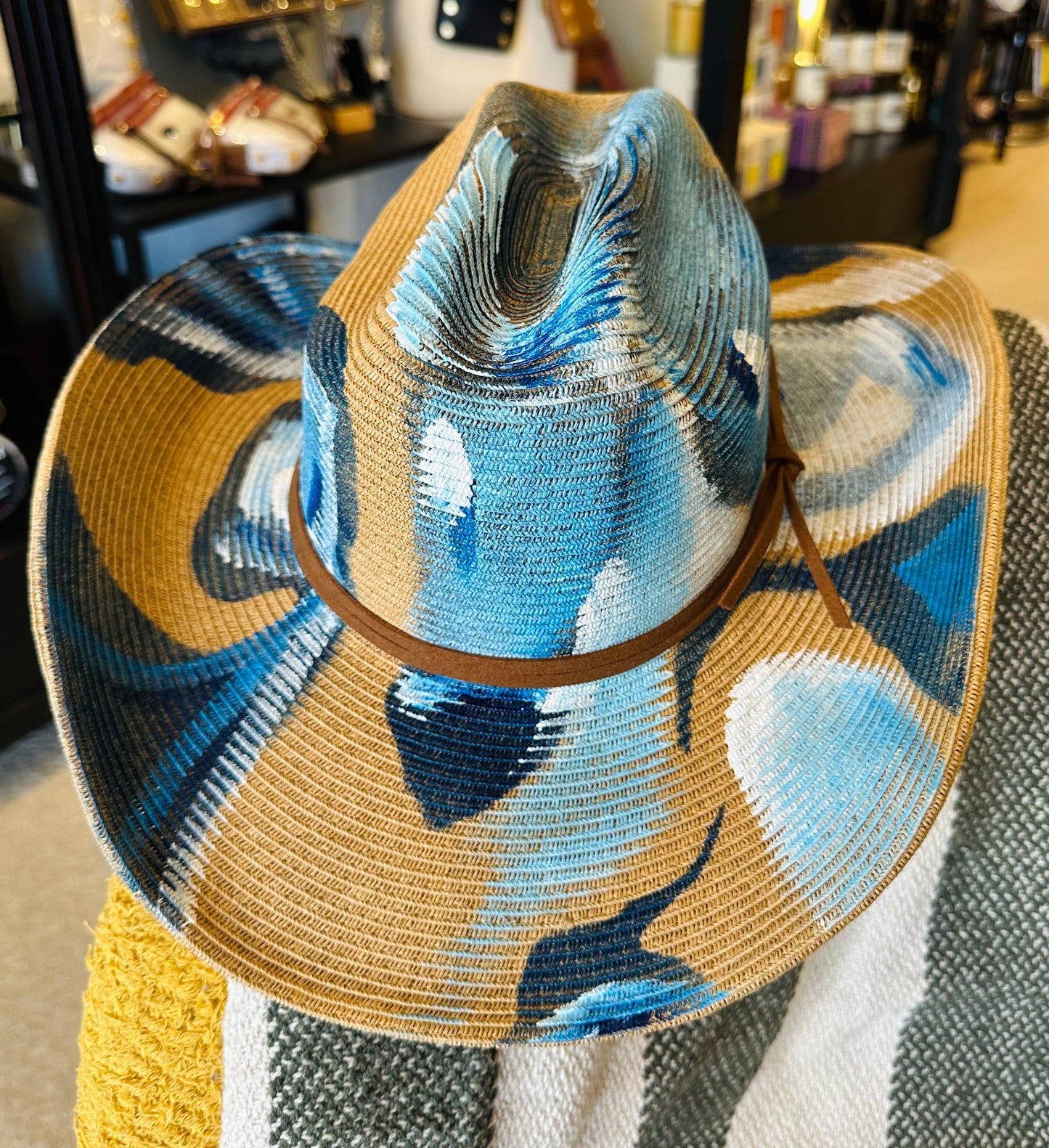 San Diego Hat Co. Drift Painted Cattleman’s Crease Hat