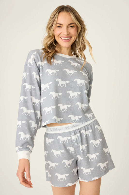 PJ Salvage Boyfriend Boxer Set