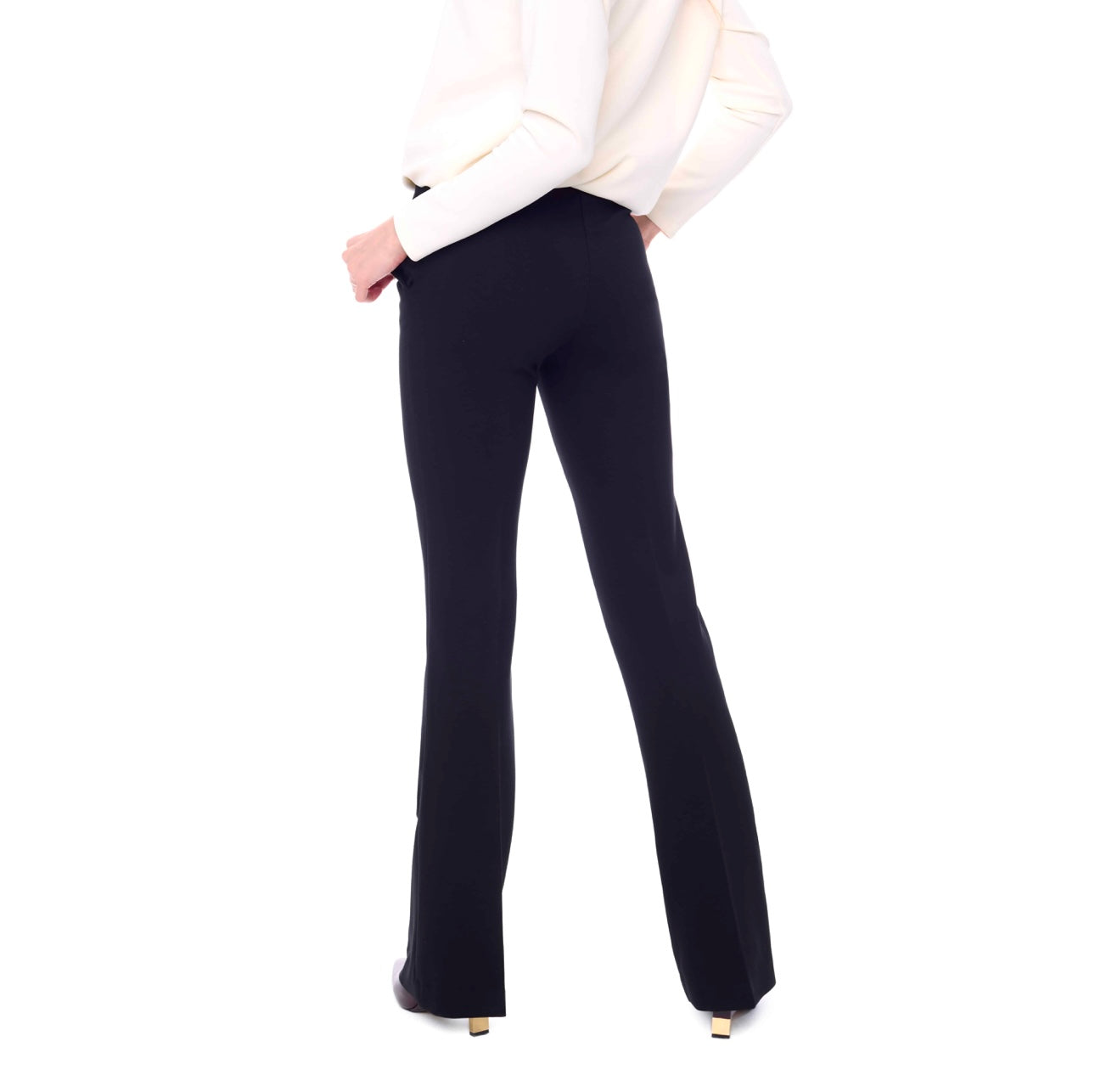 UP! Ponte Boot Leg Trouser - Black