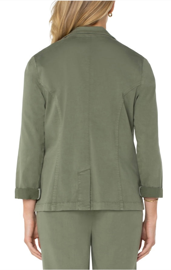 Liverpool Martini Olive Fitted Blazer