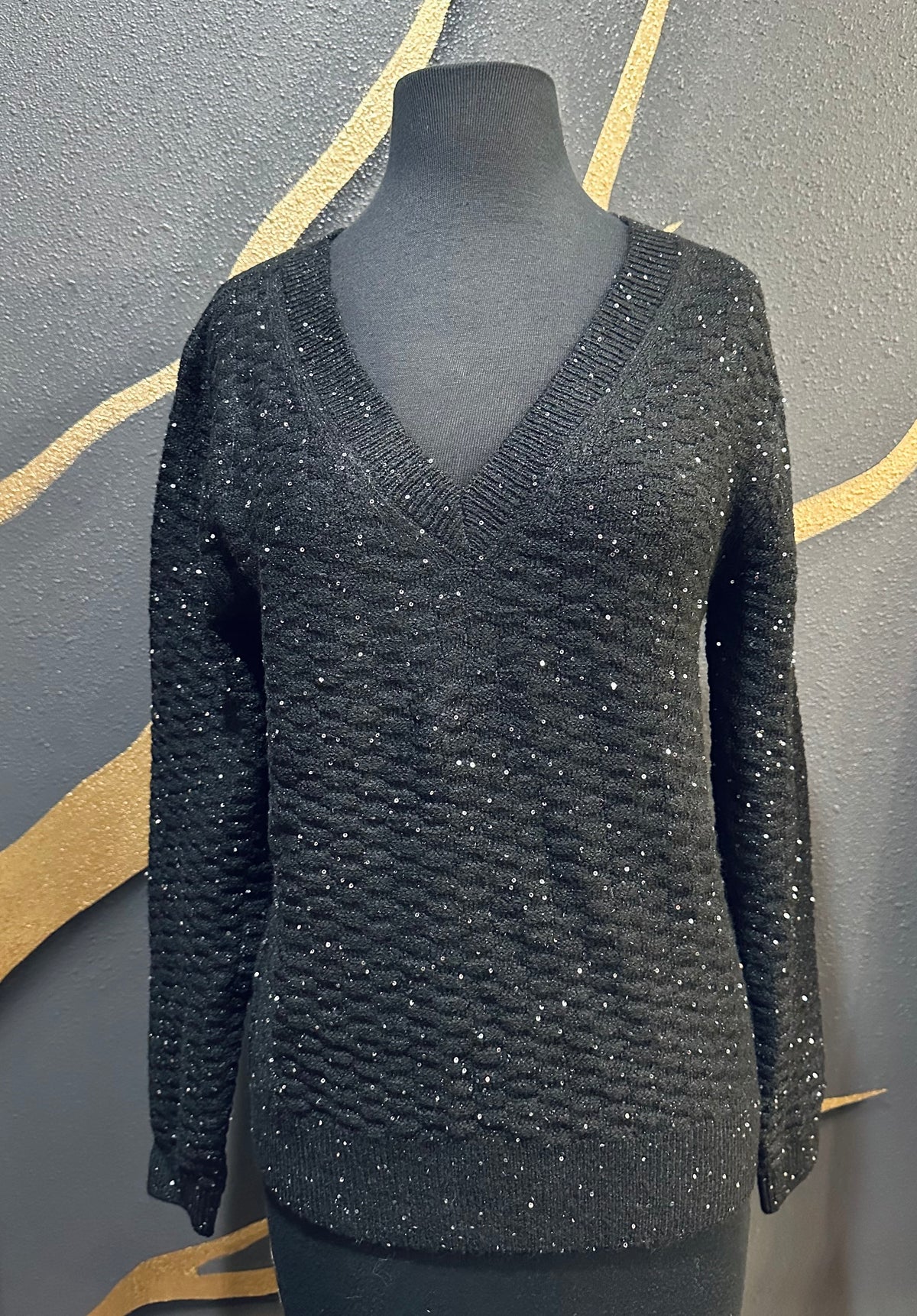 Michael Stars Bethany Mini V-Neck Sweater