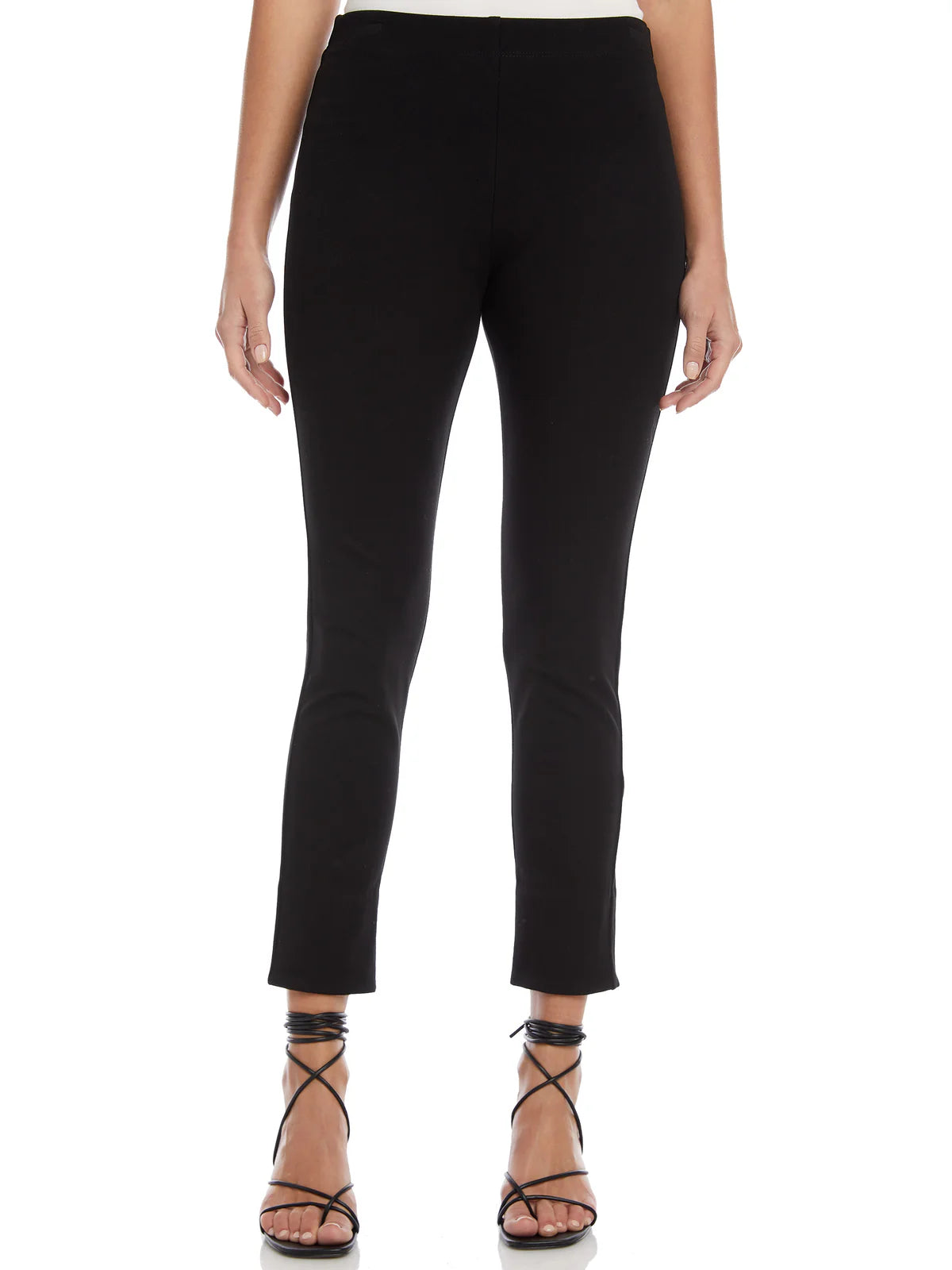 Fifteen Twenty Black Ankle Pant With Slit