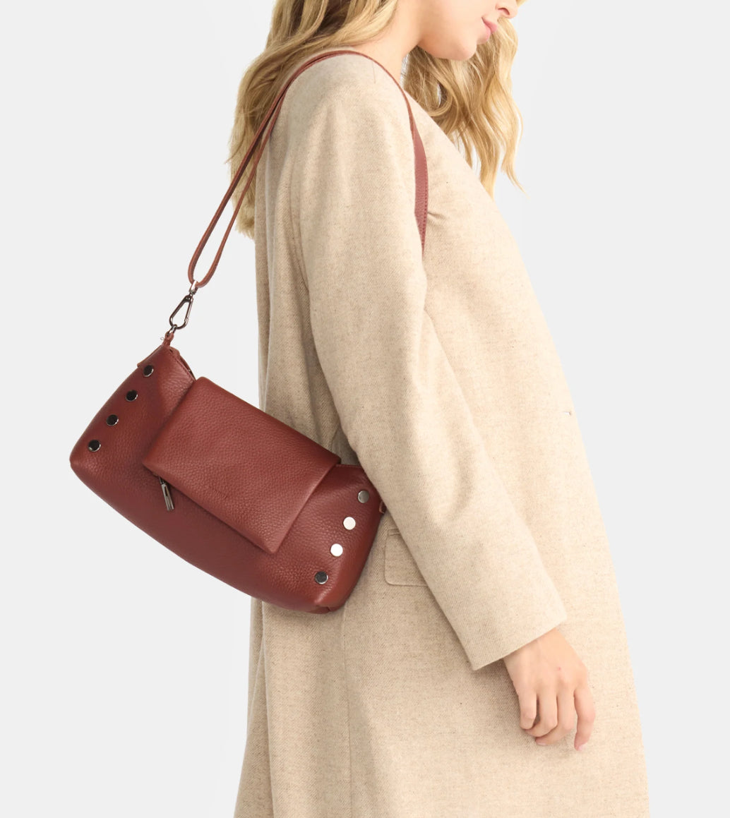 Hammitt VIP Satchel Baroque Brown