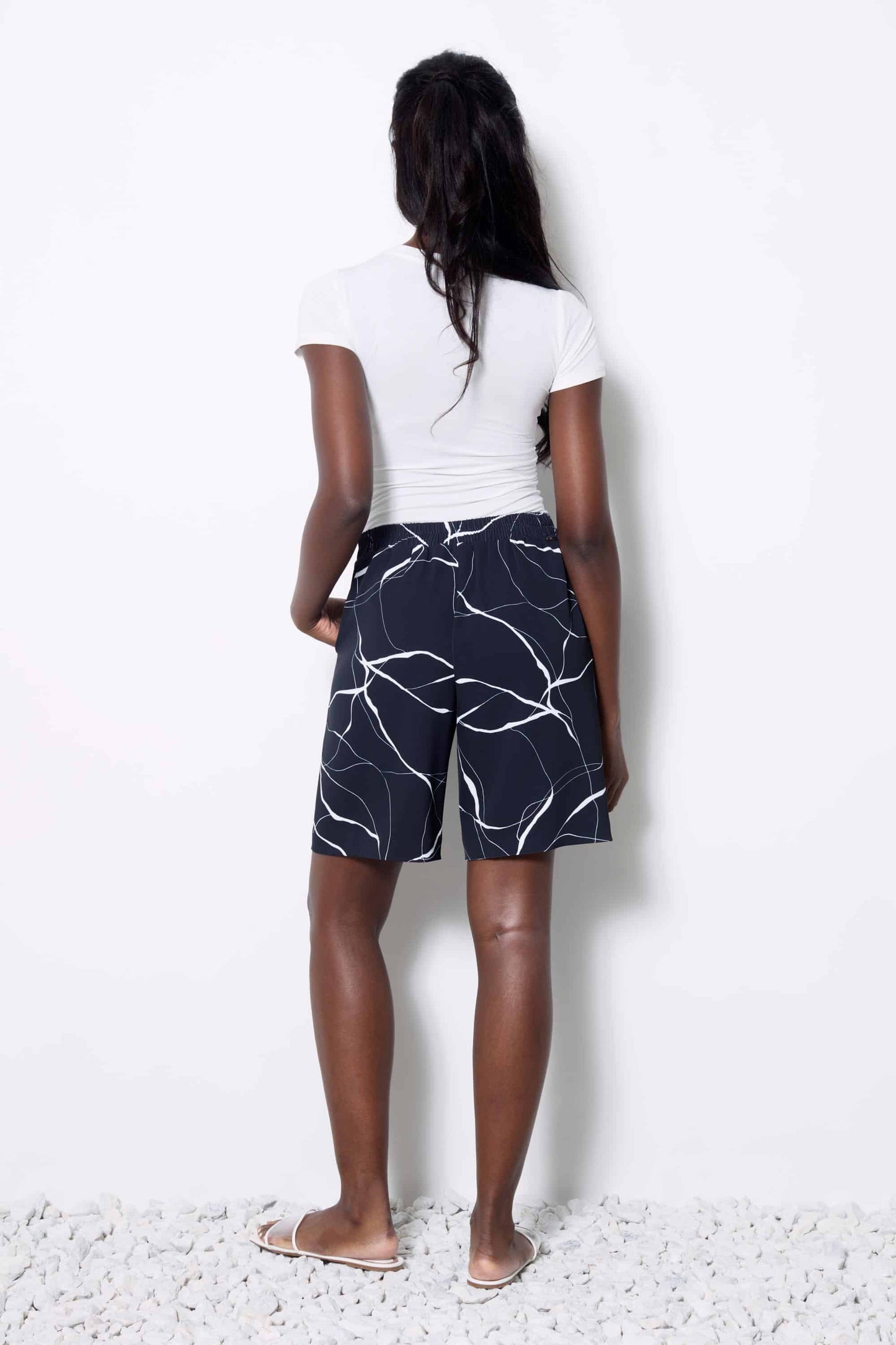 UP! Marble Print Short