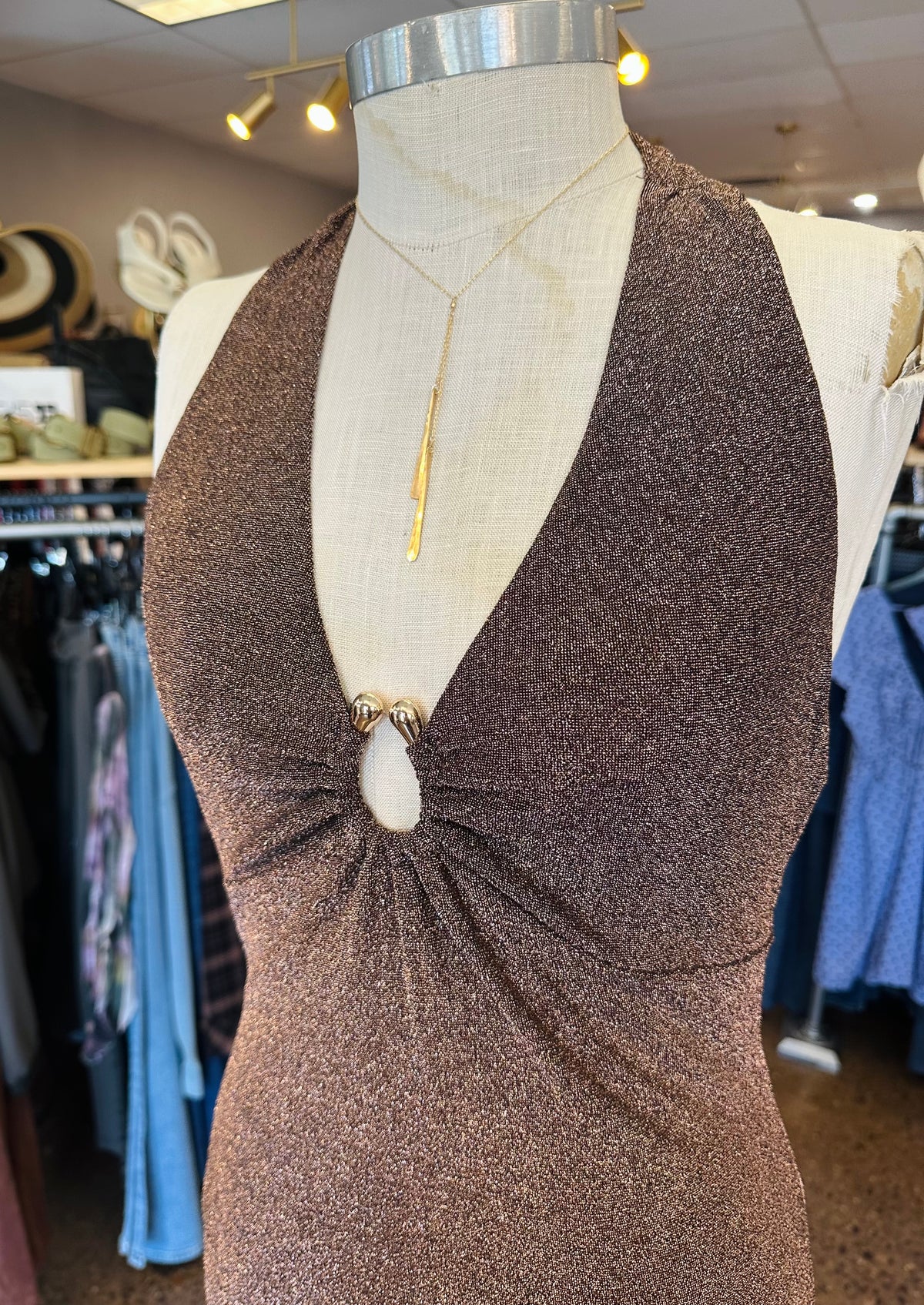 Dress Forum Black Rose Gold Dress
