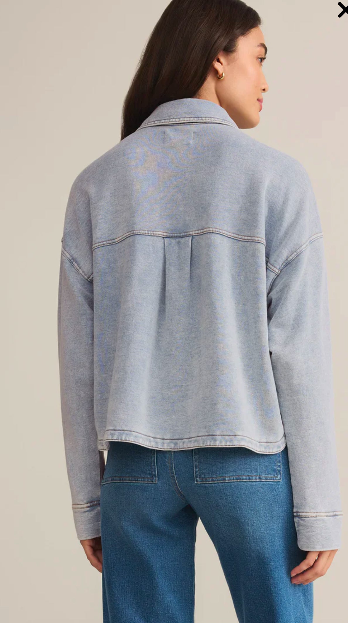 ZSupply All Day Cropped Knit Jkt
