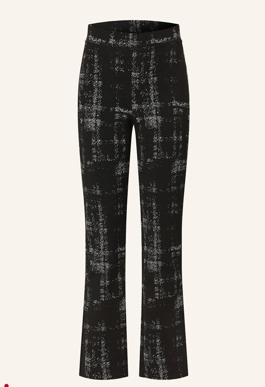 Joseph Ribkoff Noir Blanc Pull On Pant