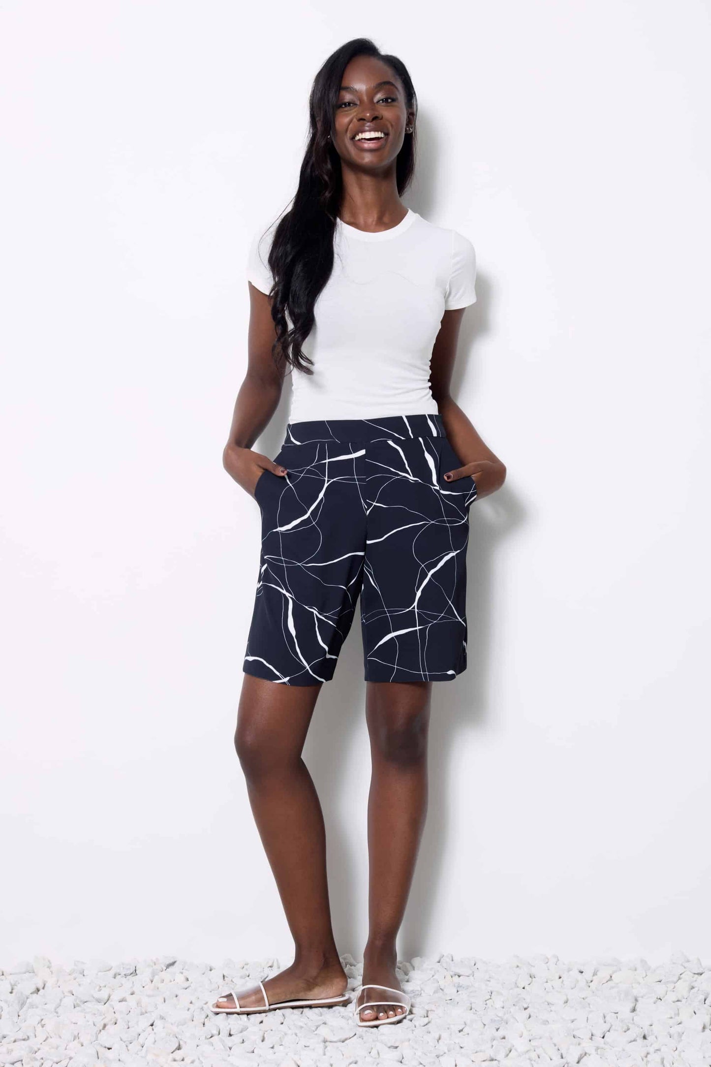UP! Marble Print Short