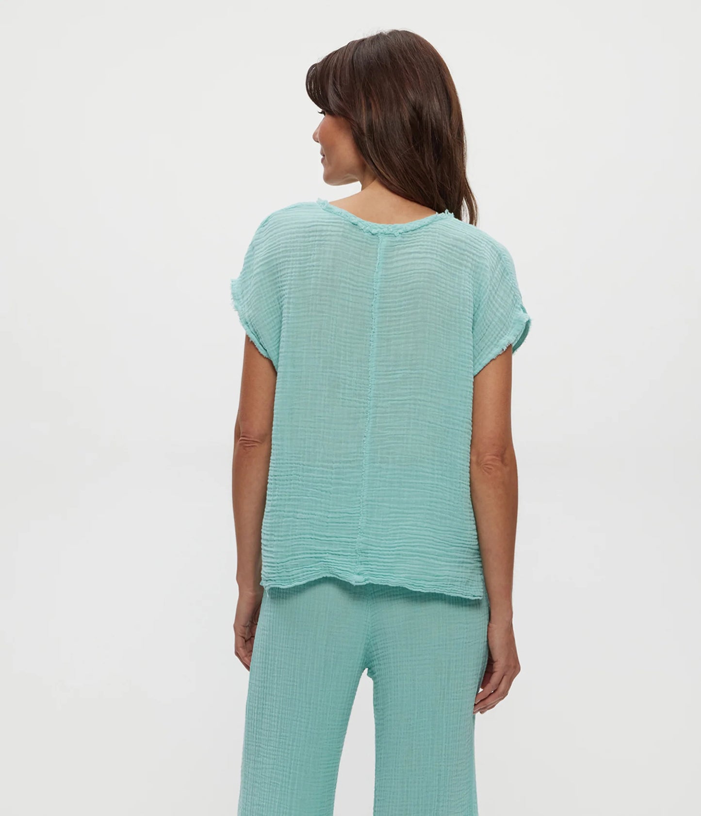 Michael Stars Draya V-Neck Top Serene