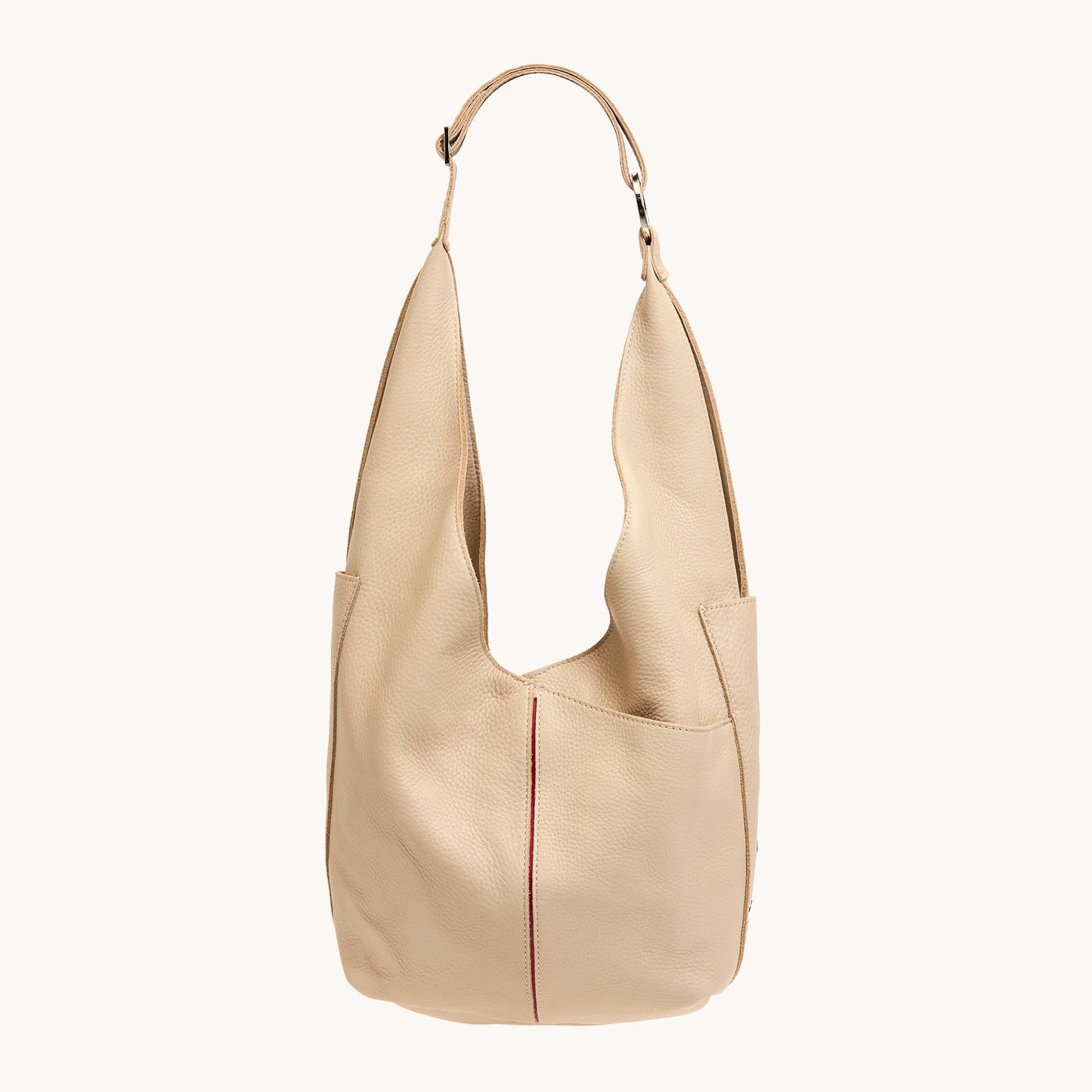 Hammitt Tom Zip Large Limestone-Silver