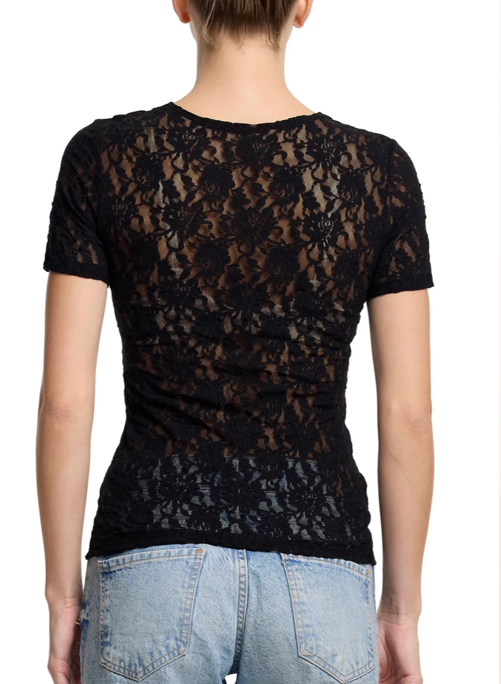 Hanky Panky Signature Lace Short Sleeve Top