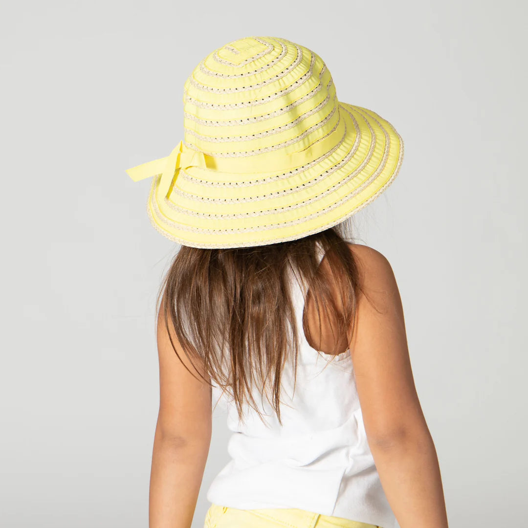 San Diego Hat Company Toddler Yellow Ribbon Sun Hat