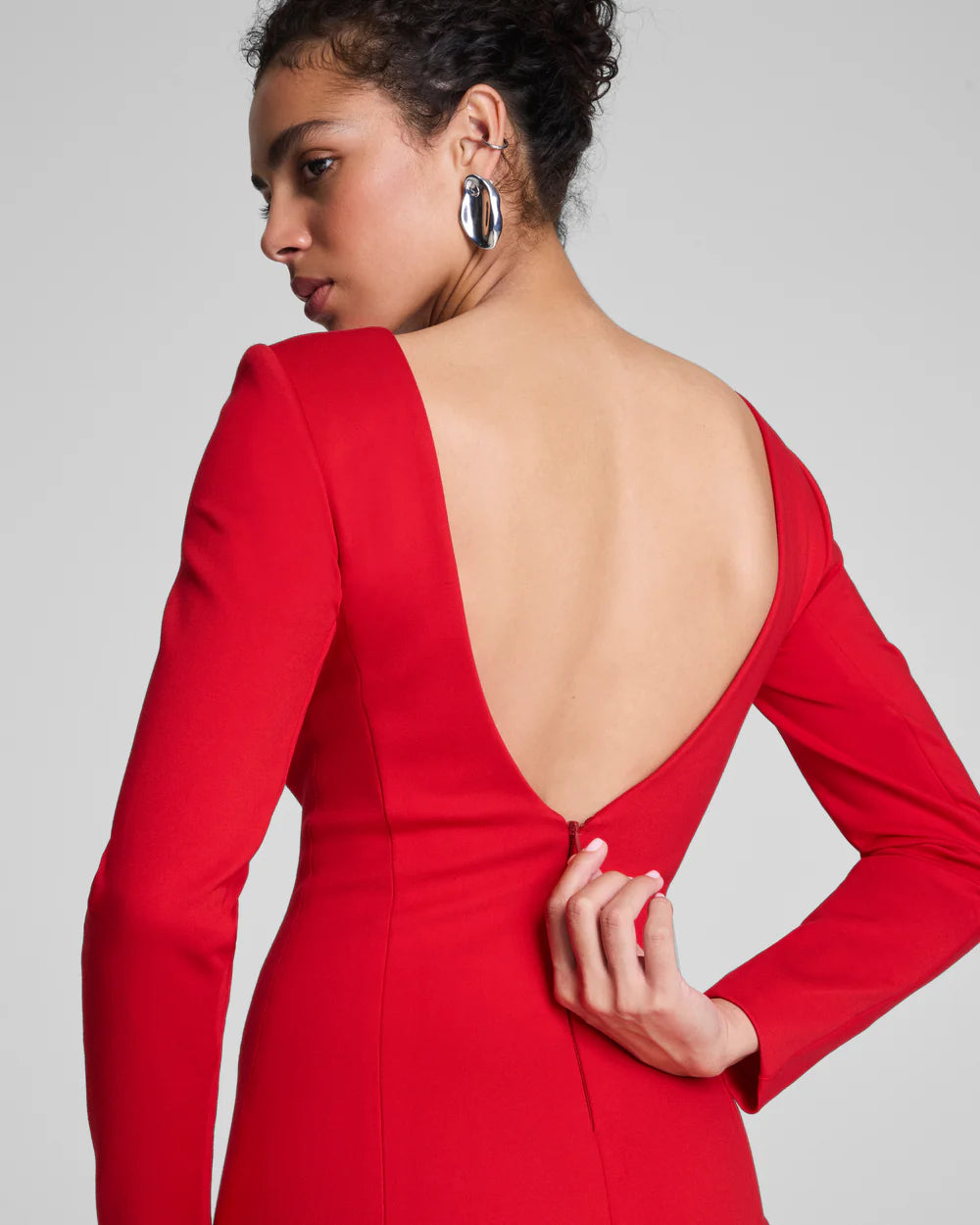 Spanx Ponte Low Back Midi Dress