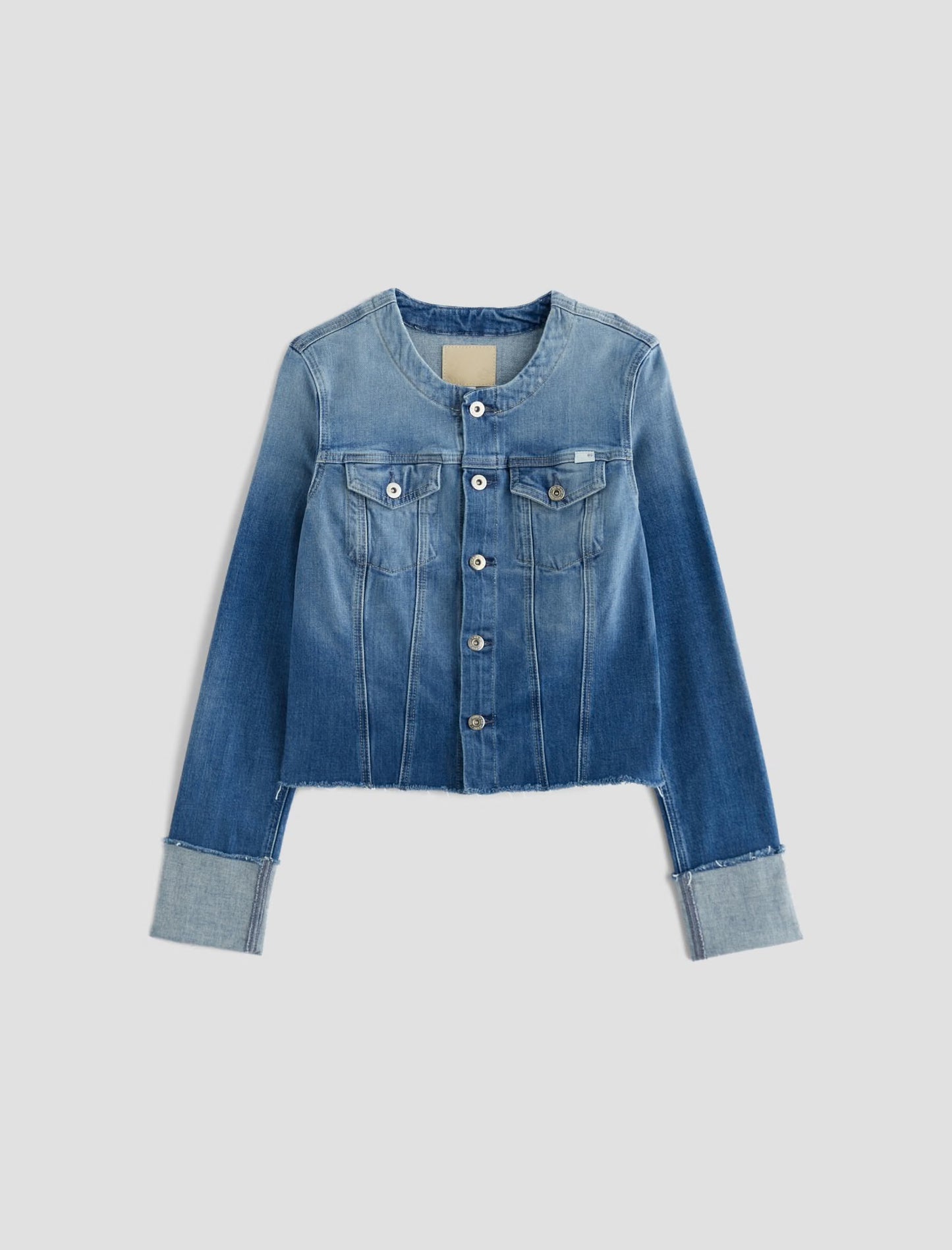 AG Robyn Collarless Denim Jacket