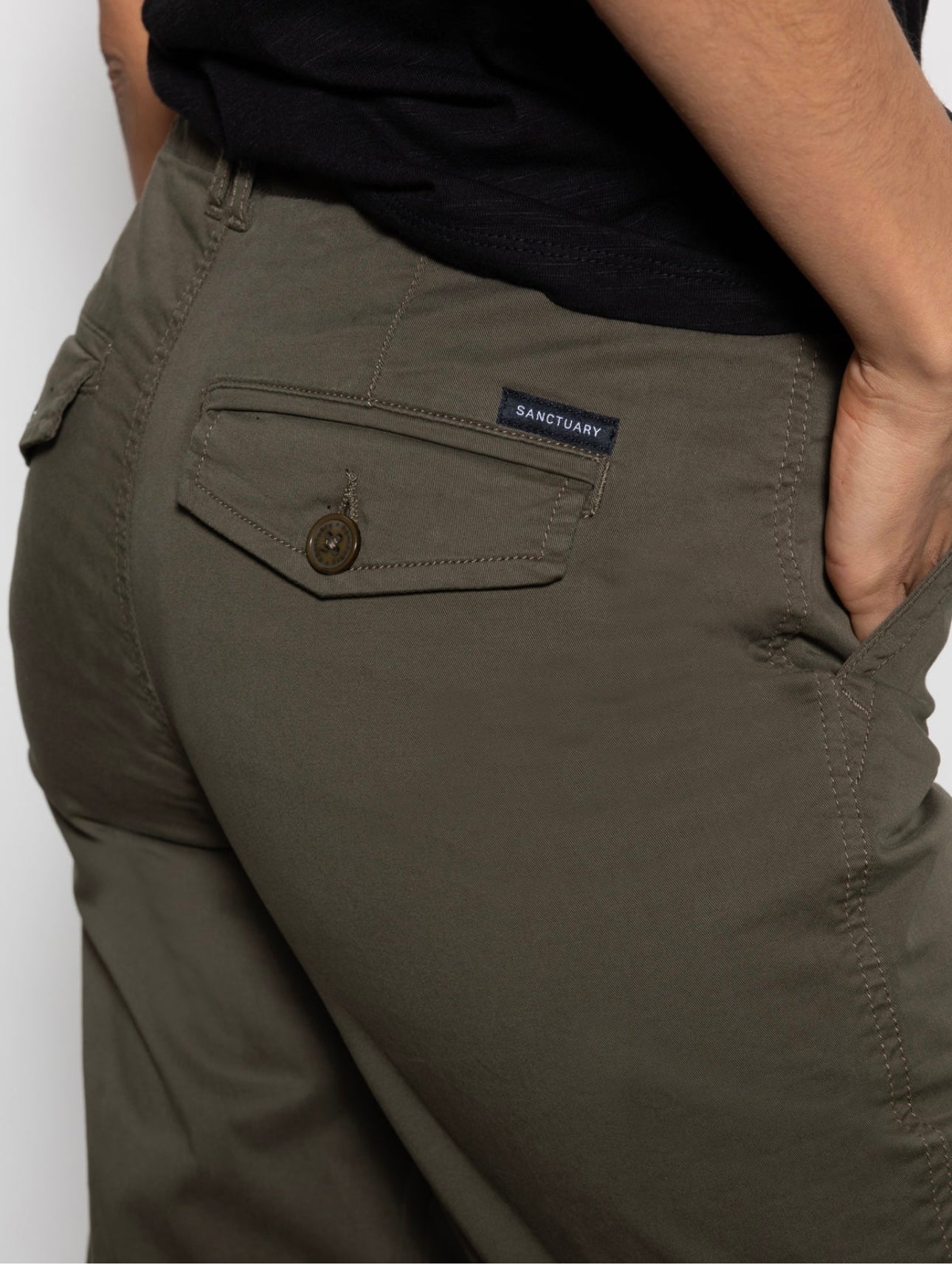 Sanctuary Trade Maker Pant Kalamata Green