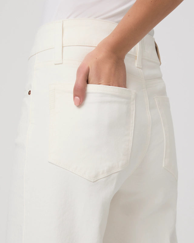 Paige Sasha Ankle With Wide Cuff Tonal Ecru