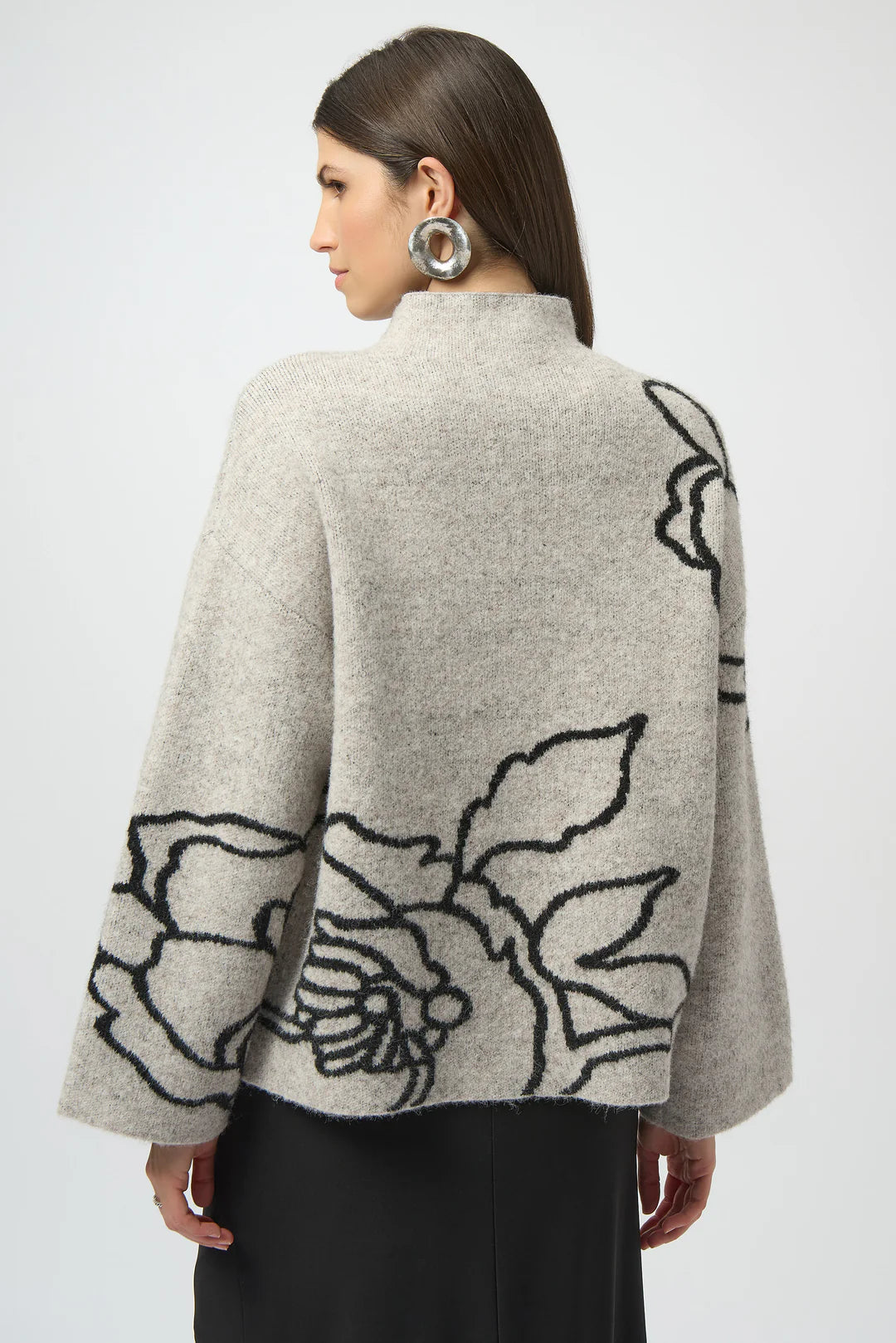 Joseph Ribkoff Floral Knit Sweater