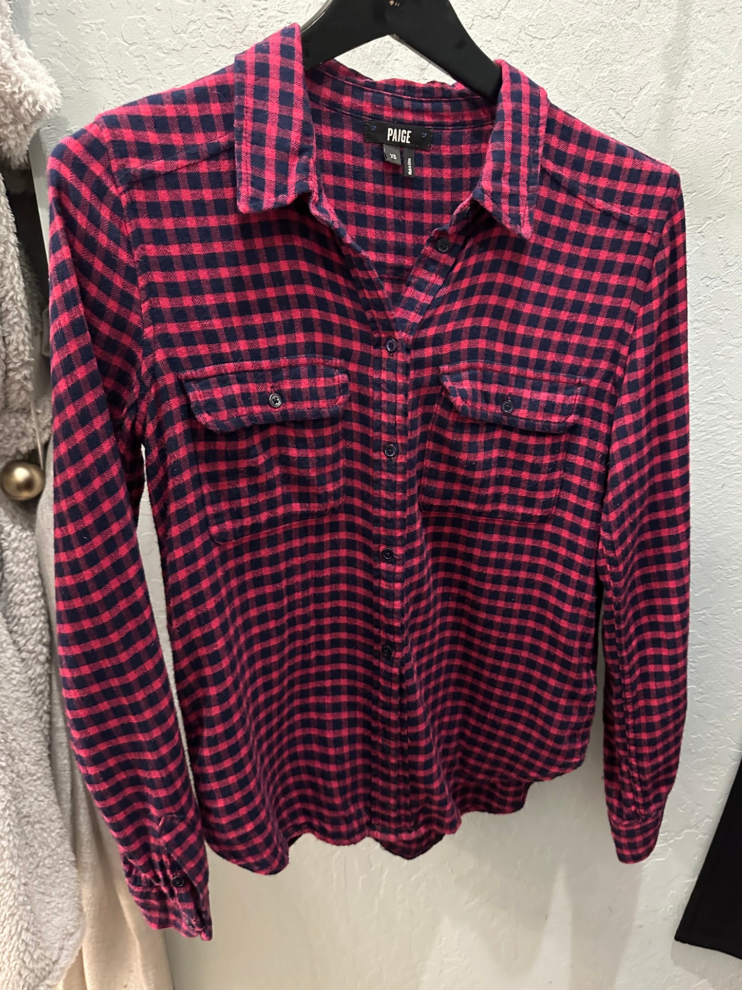 Paige Flannel Button Up XS
