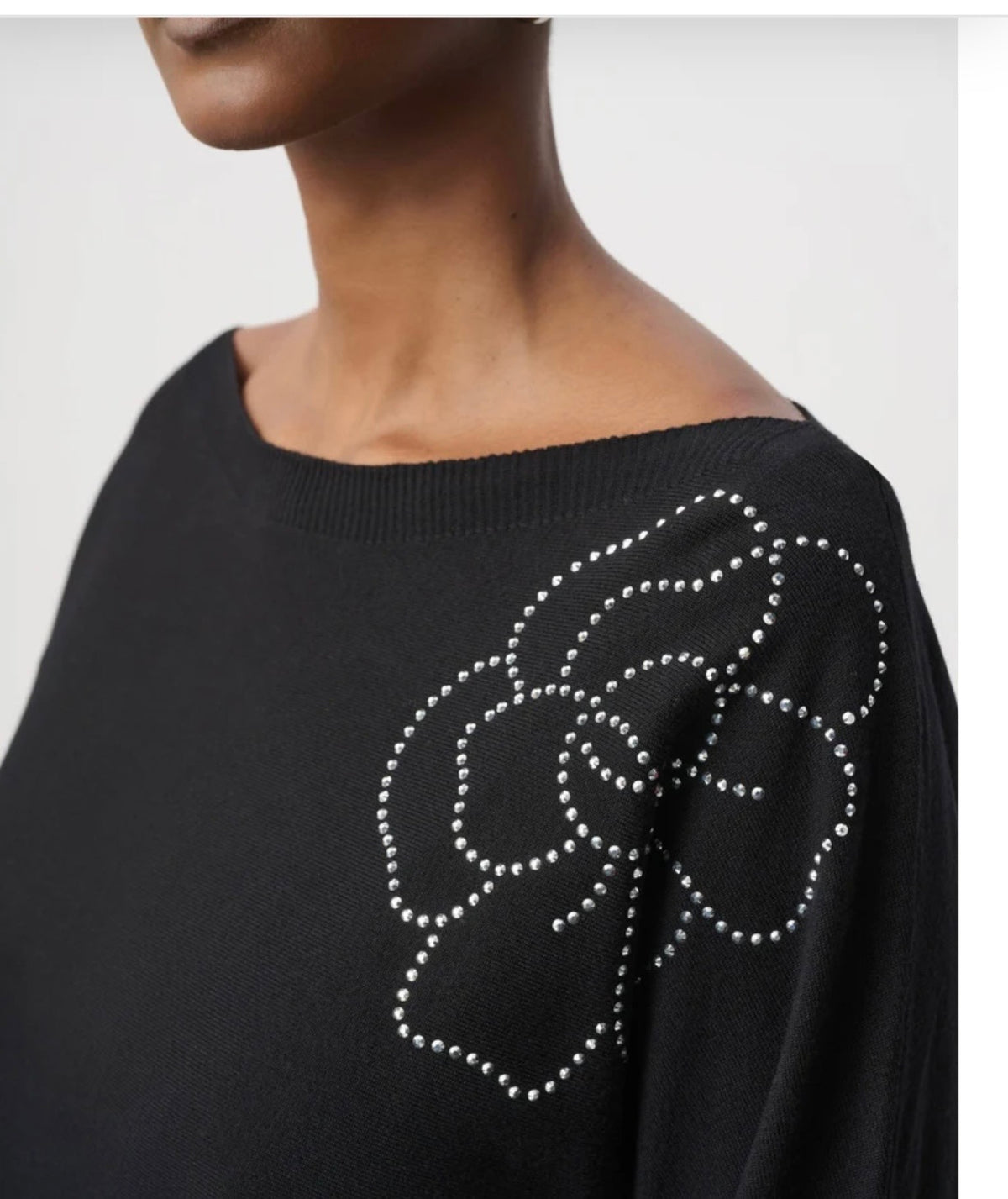 Joseph Ribkoff Pullover W/Flowers