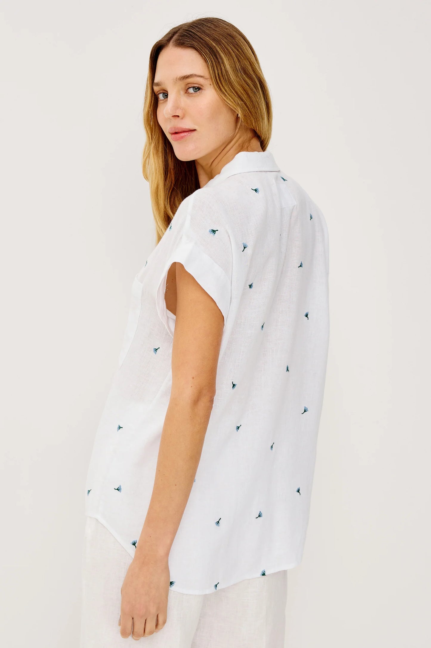 Rails Cito Shirt Bluebell Carnations