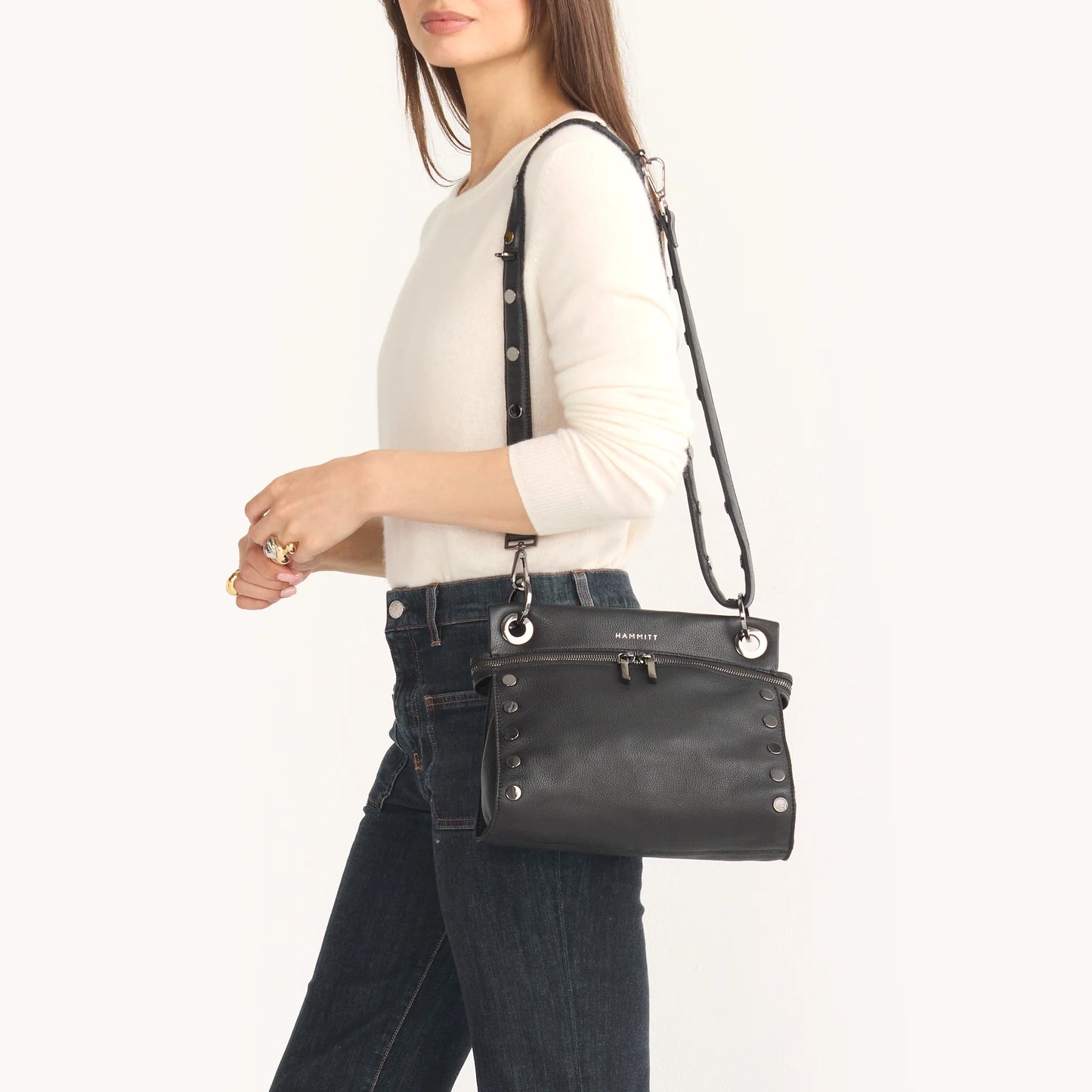 Hammitt Tony Medium Black-GM