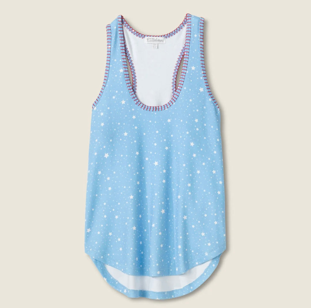 PJ Salvage American Money Star Print Tank