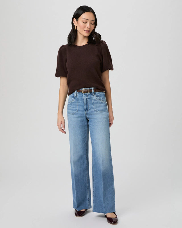 Paige Anessa 31 Utility Pocket Jean In Viva