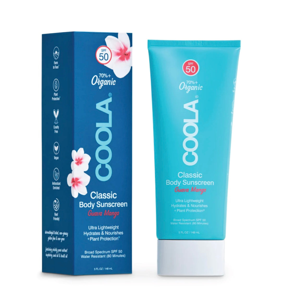 Coola Classic Body Sunscreen Guava Mango 5oz SPF50