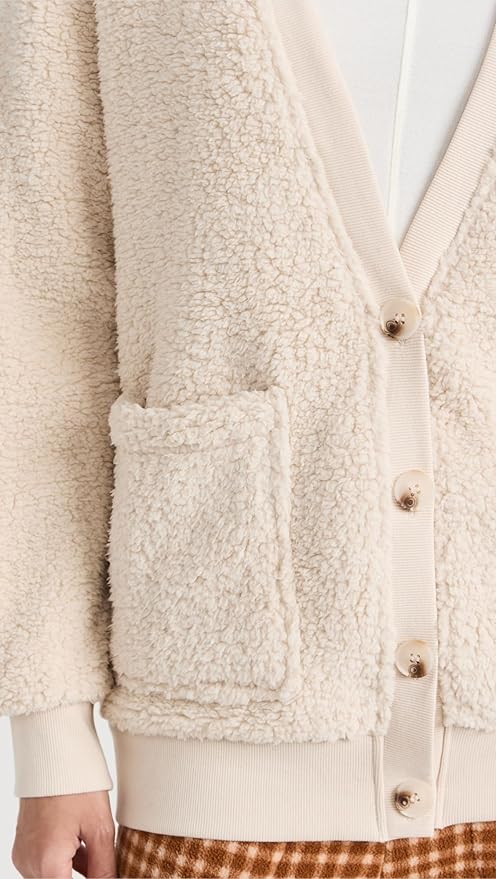 Pj Salvage Shearling Cardigan