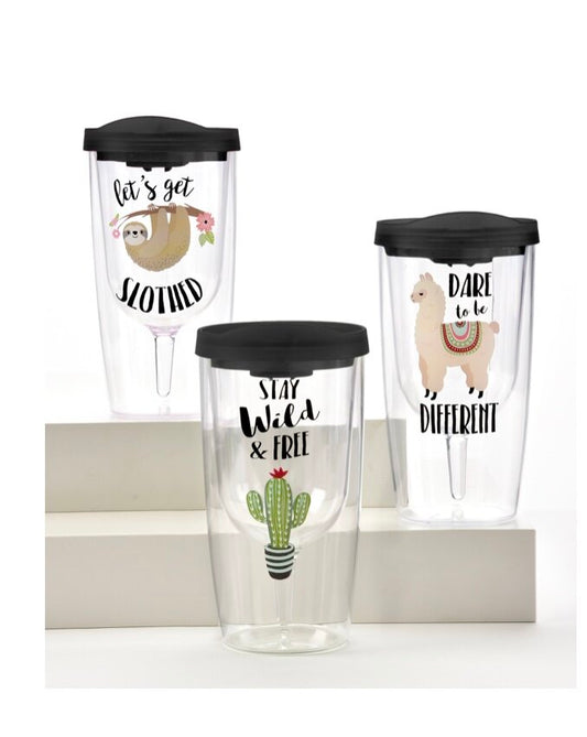 Fun Wine Tumblers