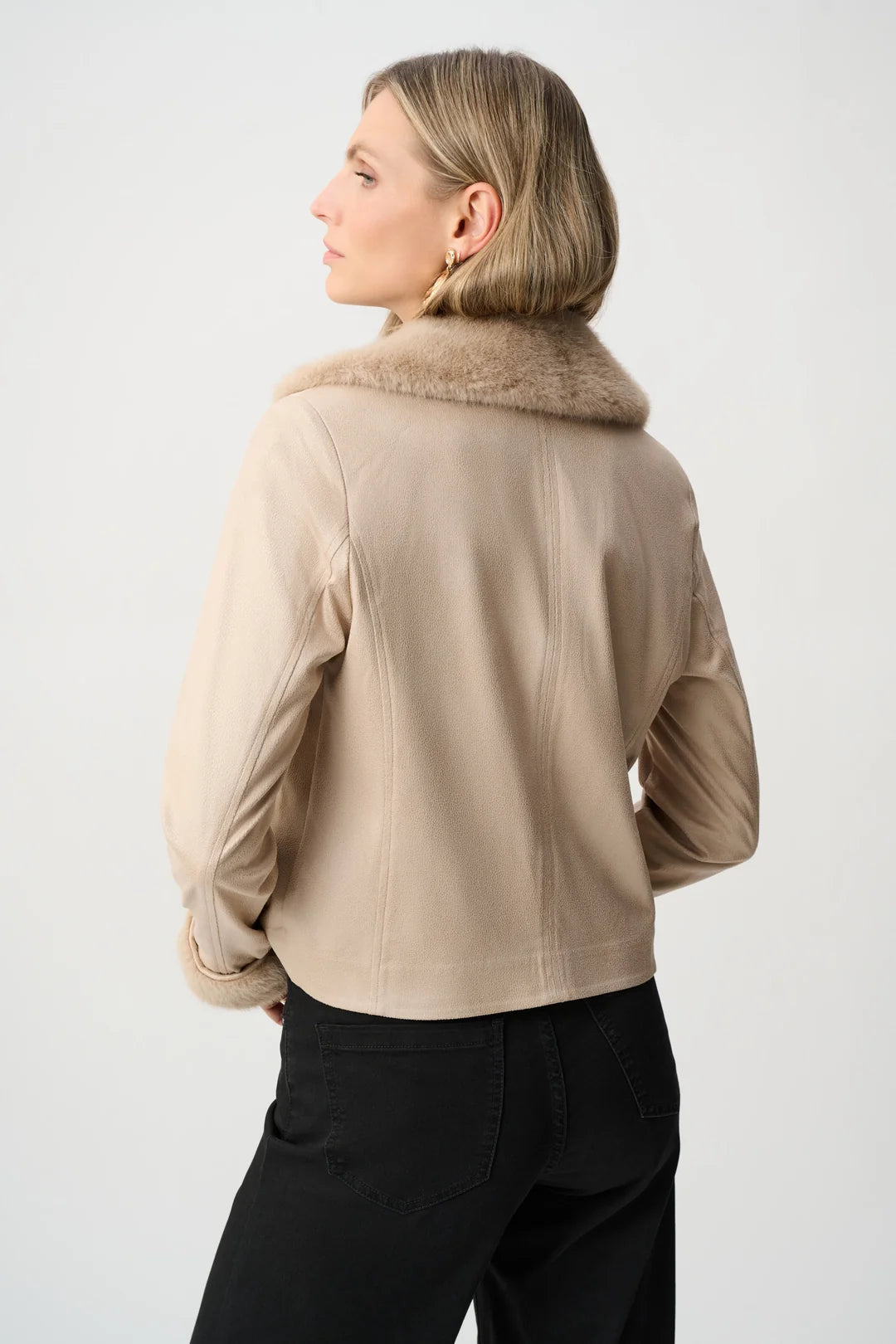 Joseph Ribkoff Faux Suede Jacket