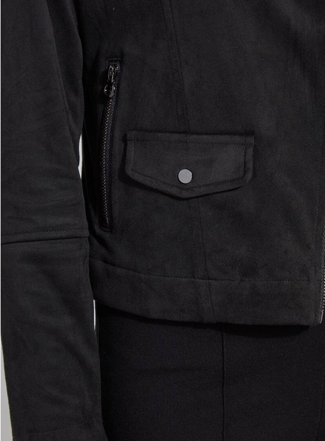 Lysse Amelia Moto Vegan Suede Jacket