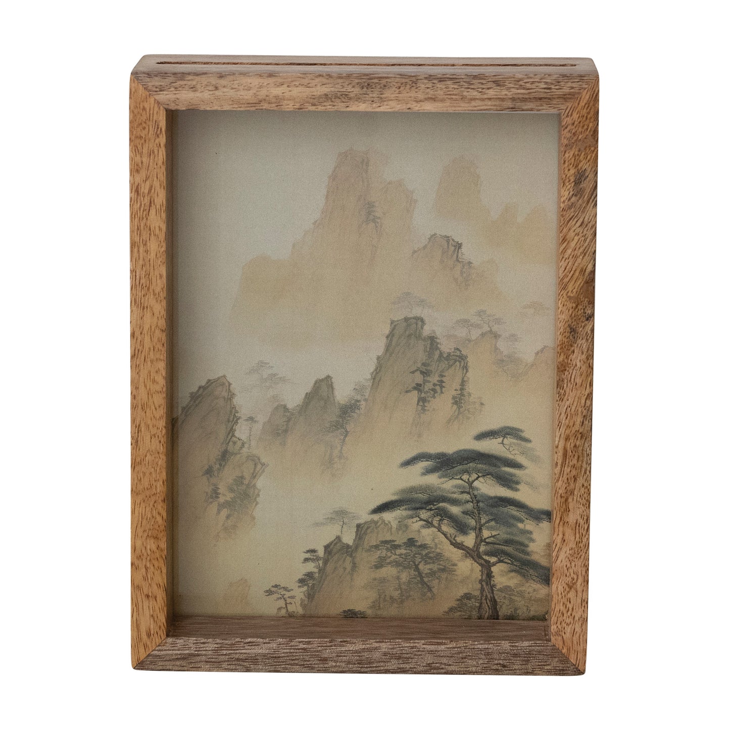 Creative Coop Mango Wood Floating Picture Frame