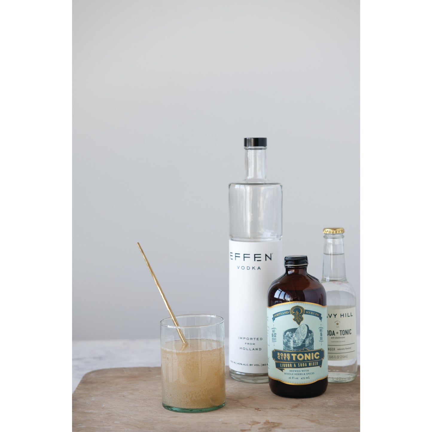 Creative Coop Brass Cocktail Spoon