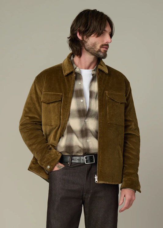 Joe’s Men’s Zip Corduroy Jacket Beech
