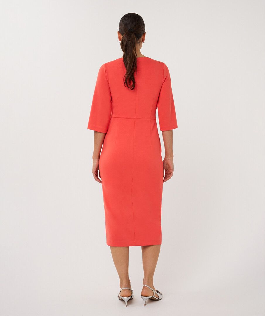 Esqualo Knotted Midi Dress